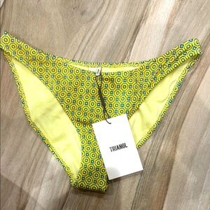 TRIANGL Geometric Yellow Bikini Bottom